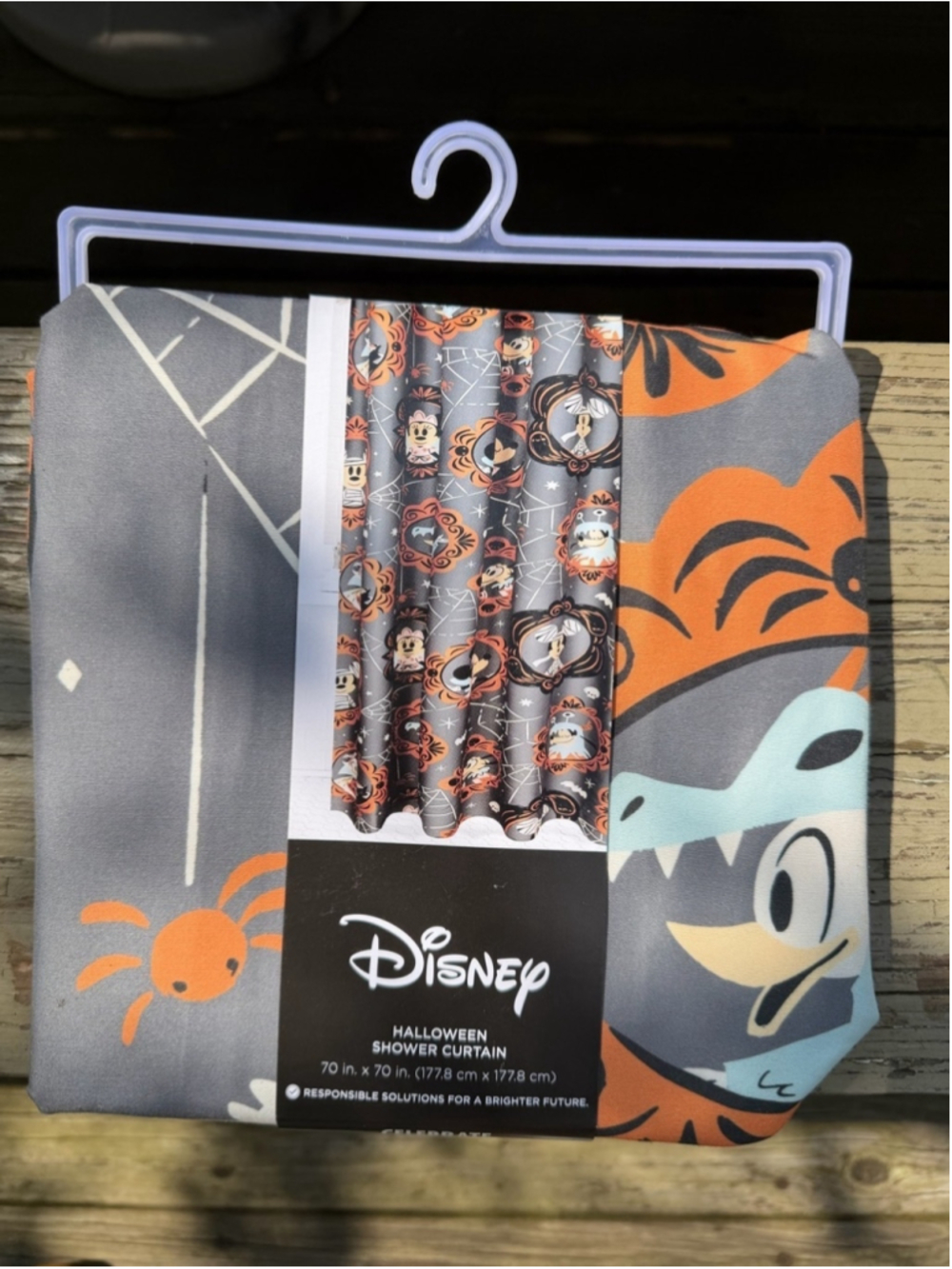 NEW Disney Halloween Shower Curtain